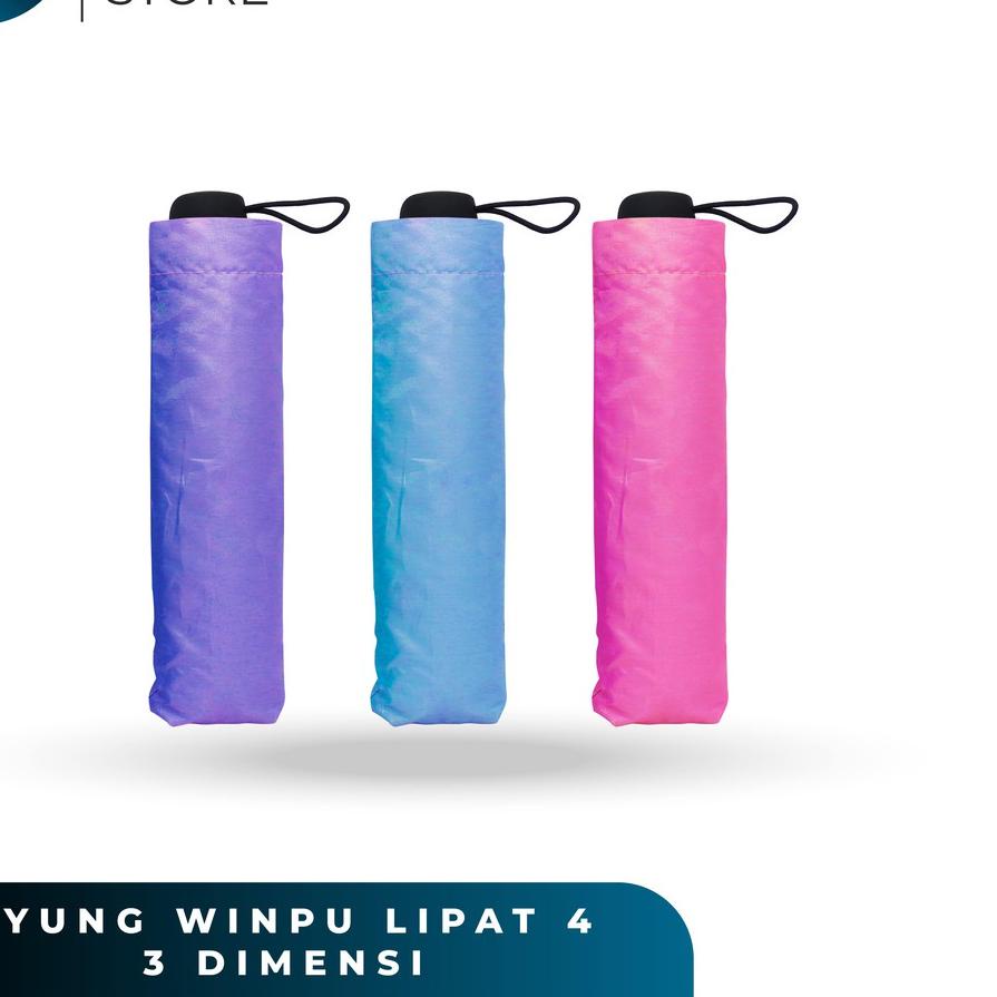 Winpu Magic 3D 4 Folding Umbrella Anti-UV Sunny Umbrella | Shopee ...