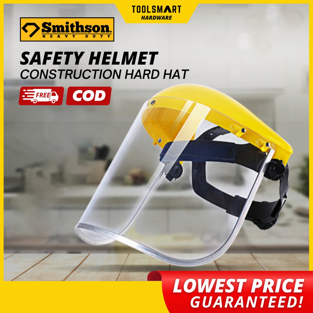 【SMITHSON】 High Quality Face Shield PVC Frame Industrial Face Shield