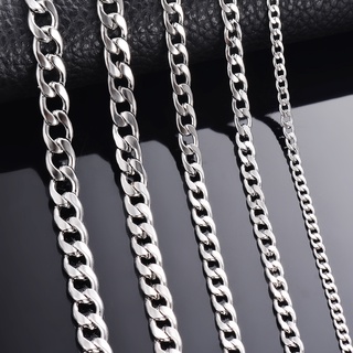 50 Pcs - 18/24/30 Inch Antique Silver Color Necklace Chain for Women Cable  Chain Necklace Oval Link Rolo Necklace Wholesale - AliExpress