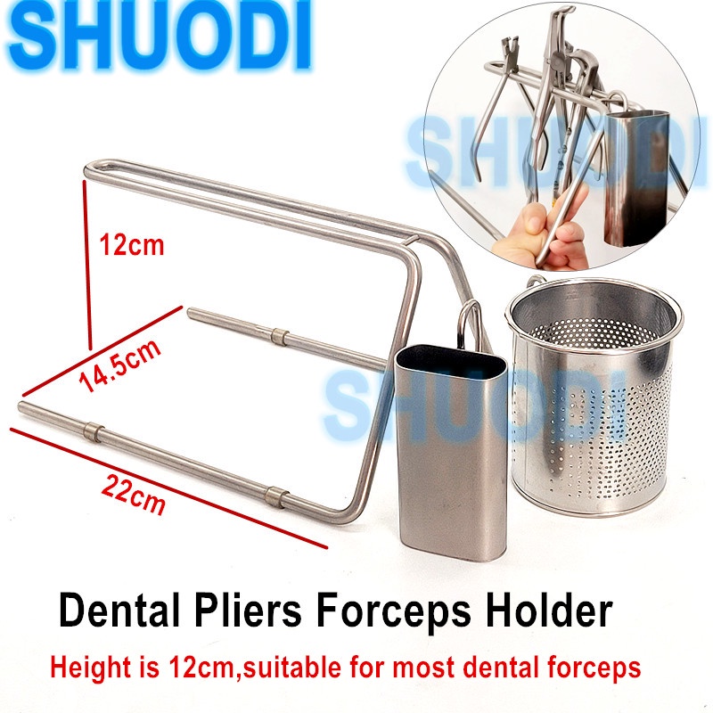 New Dental Plier Stand Forcep Placer Holder Rack Stainless Steel