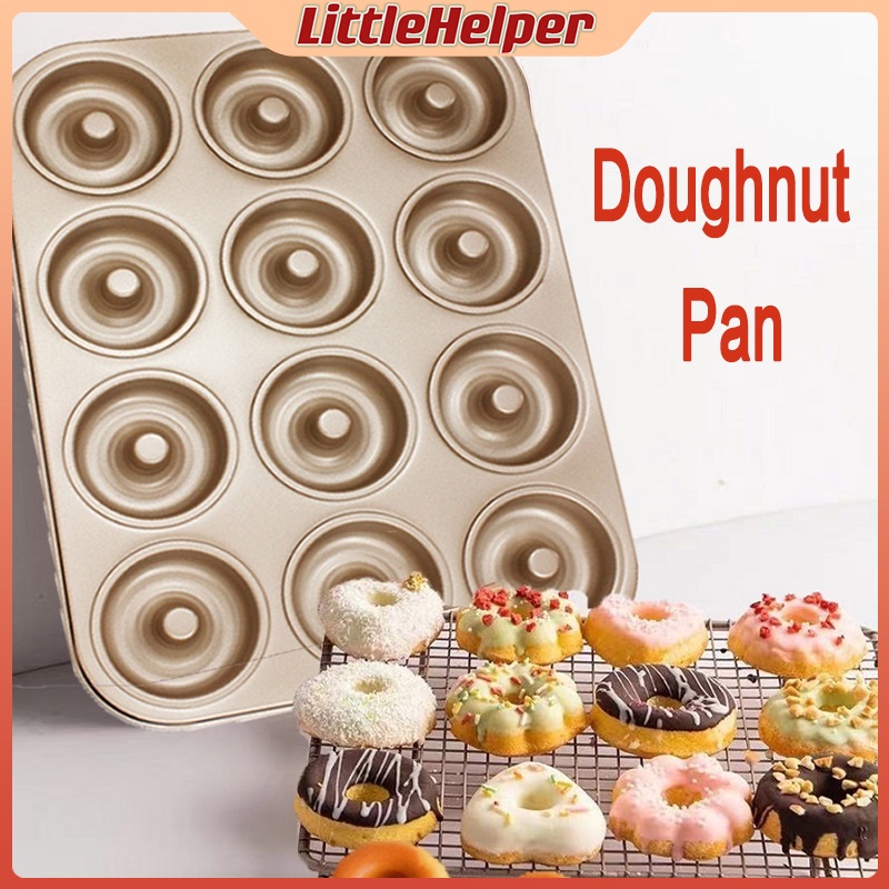 3oz Donut Pan NonStick Donut Baking Mold 12 Holes Mini Doughnut Molder
