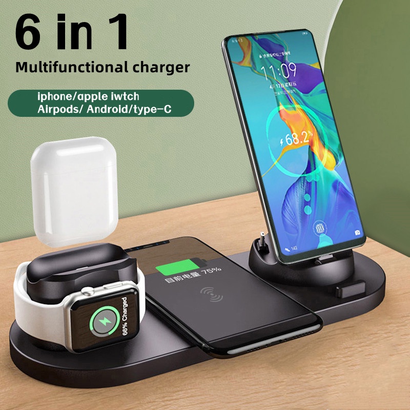 LUKEN in Wireless Charger Dock Stand Station For Watch iP Samsung  Android Charging