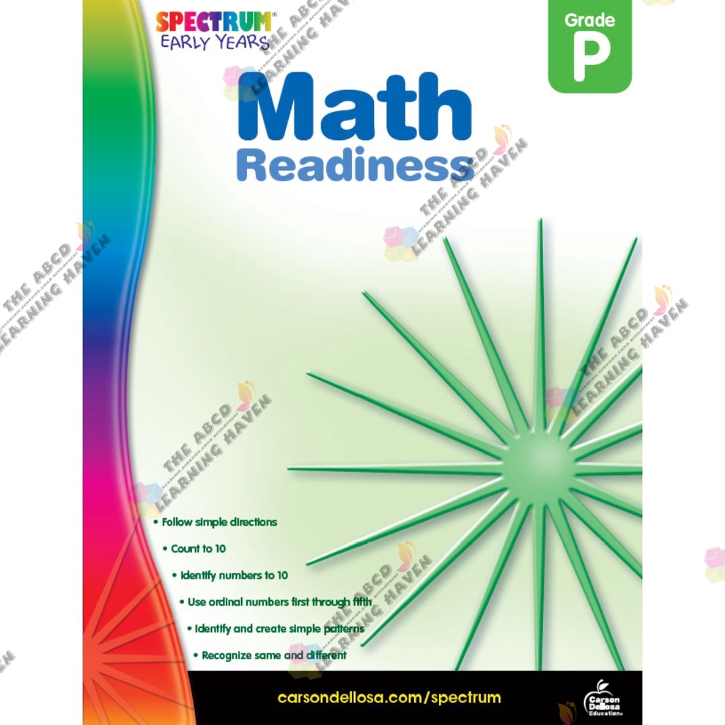 Spectrum Early Years Workbook Learn With Me (PreKinder / Preschool ...