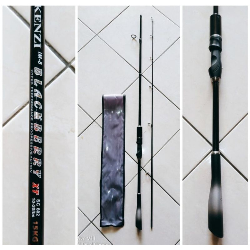 Kenzi blackberry fishing rod xt 180cm | Shopee Philippines