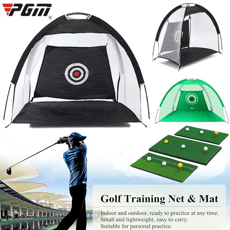 PGM Portable Golf Practice Net Foldable Golf Hitting Cage Practice