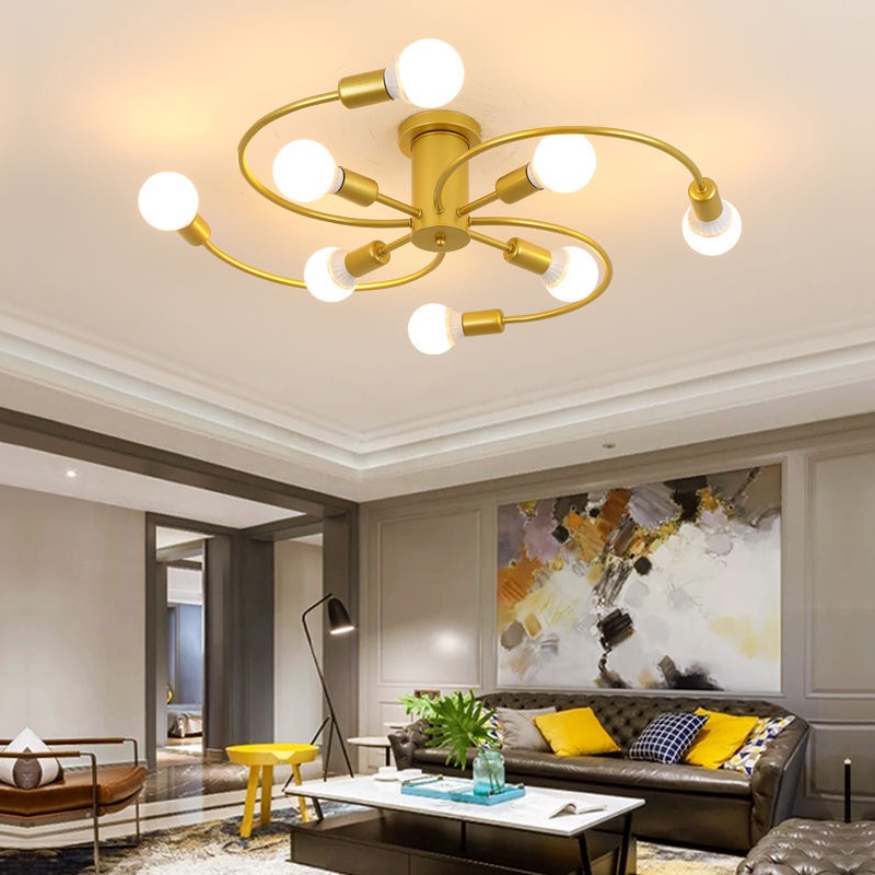 Modern Simple Living Room Light Luxury Ceiling Lamp Creative 