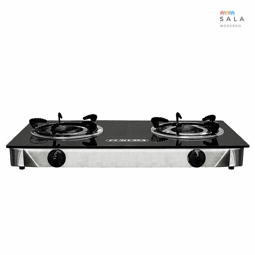 Fukuda Heavy Duty 2 Burner Gas Stove Double Burner Glass Top FGS900GL