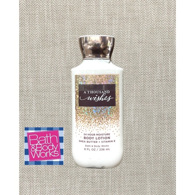 Bath & Body Works A Thousand Wishes 24 Hour Moisture Body Lotion Shea