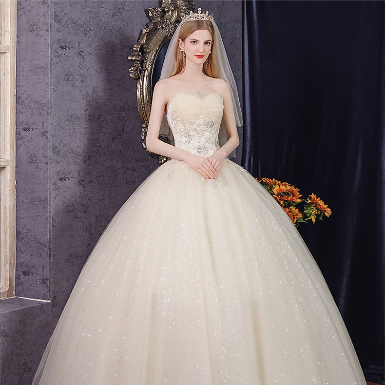 Wedding Dresses Main wedding dress 2021 bride wedding dress tube