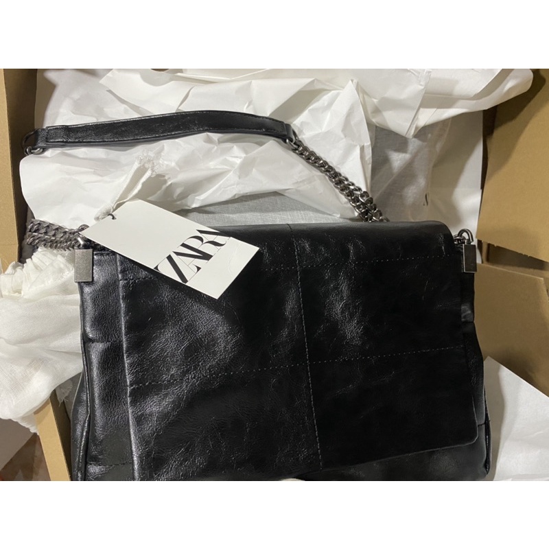 Zara Yuna Bag Rock style flap shoulder bag, Women's Fashion, Bags