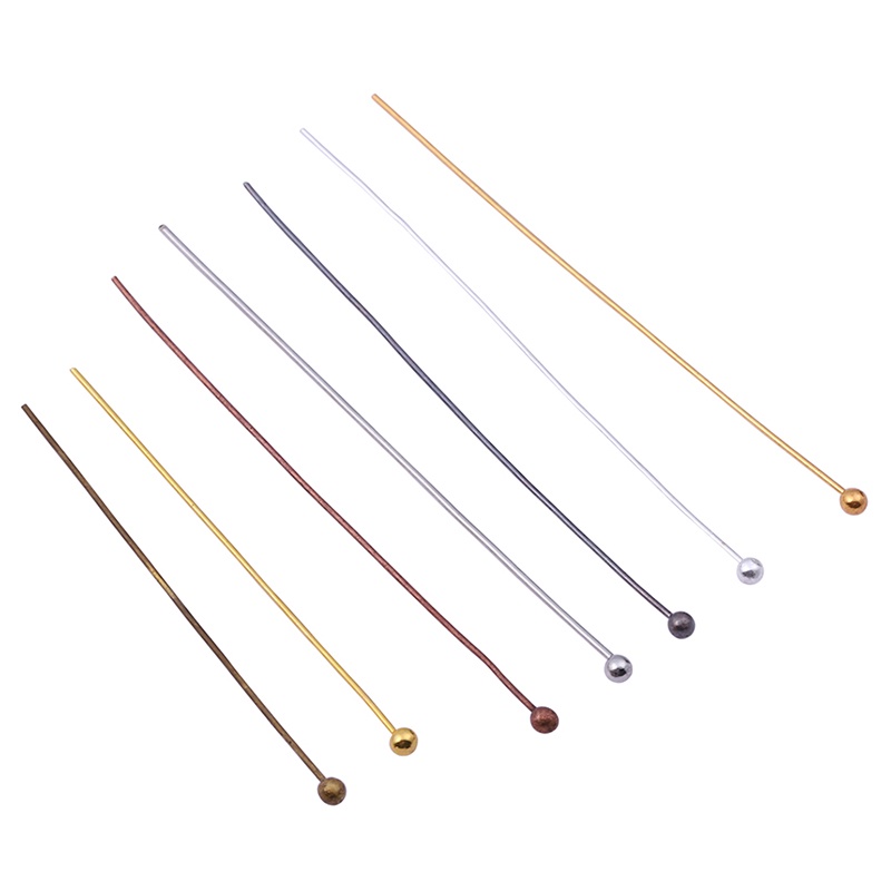 Lot De 1000 épingles à Tête Dorée 60 Mm - Pour Bijoux Et Loisirs Créatifs - Aluminium Plaqué Or - Neuf