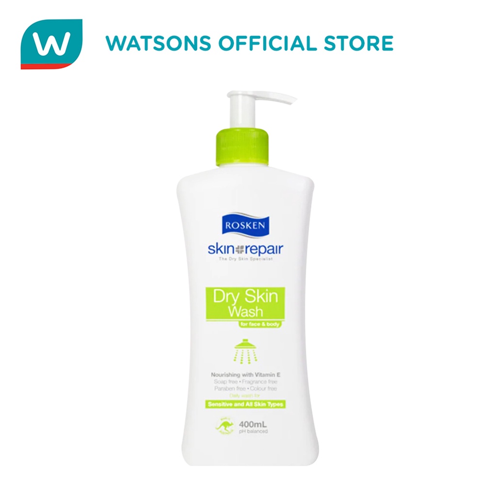 ROSKEN Dry Skin Wash 400ml | Shopee Philippines