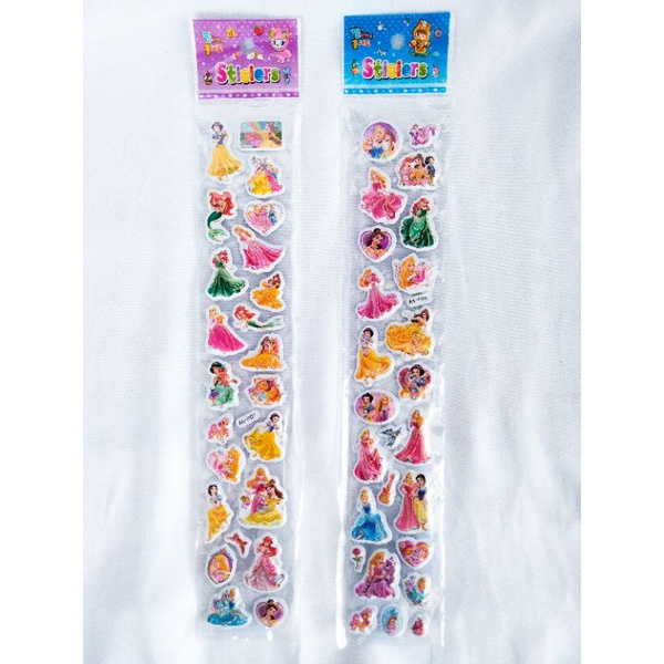 Kids Toys 3D sticker Embossed BTS BT12 Cartoon LOL Princes Hijab Kids ...