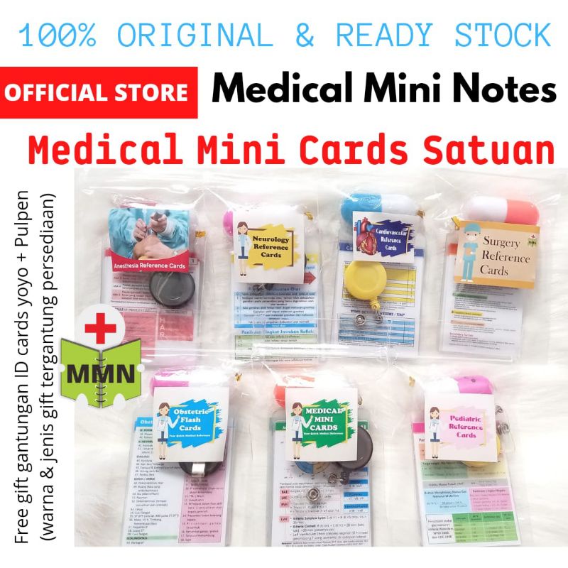 Original | Medical Mini Medical Card / Flash Card / Medical Nametag ...