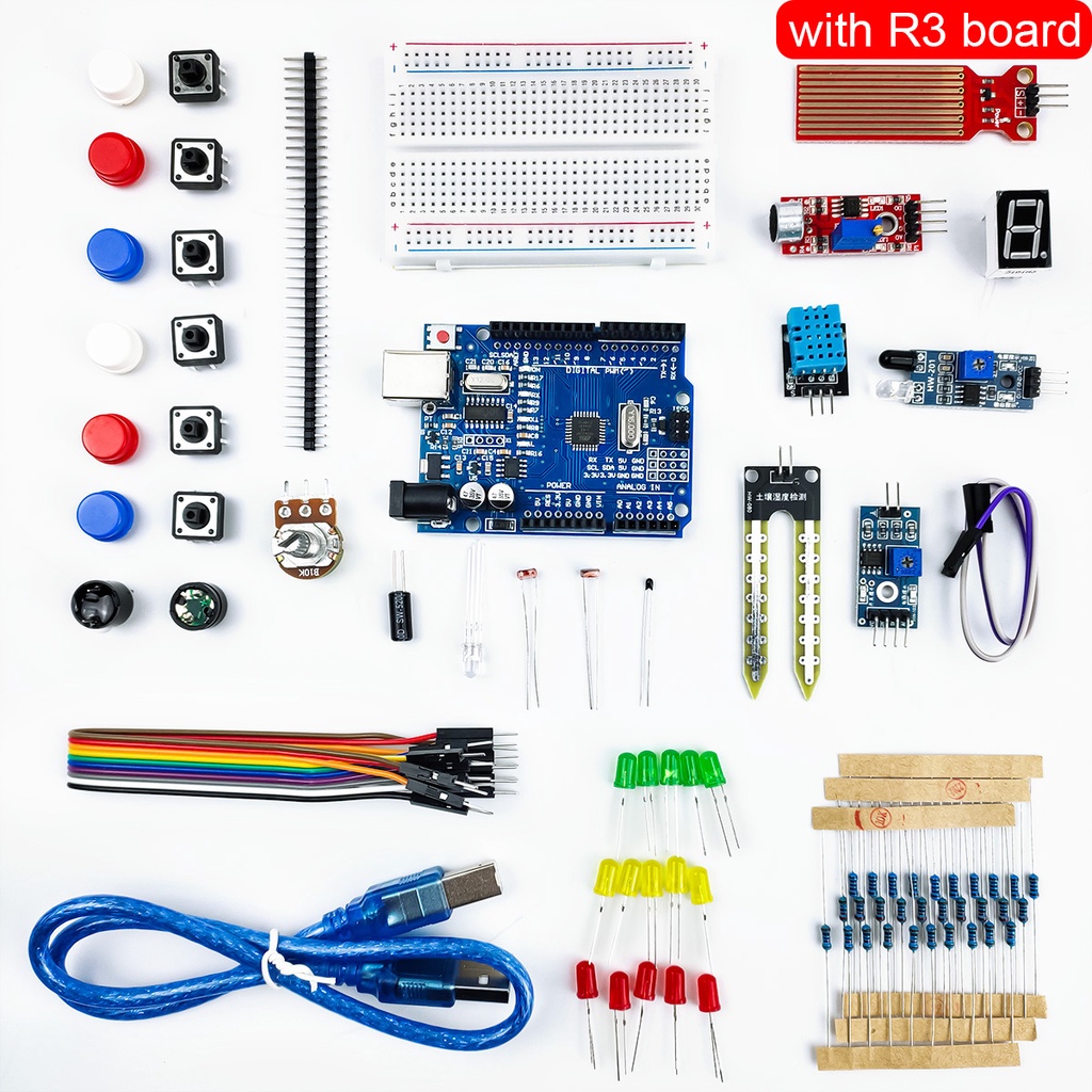 LAFVIN Basic Starter Kit With Uno R3 Ch340 Breadboard + Retail Box ...