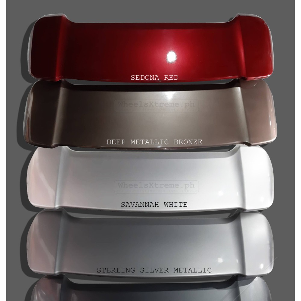 STERLING SILVER METALLIC body color SPOILER for Montero Sport 2016-2019 ...