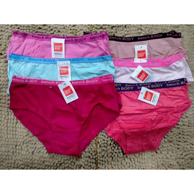 Bench body underwear panty for girls 1 Dozen fine cloth | Shopee ...