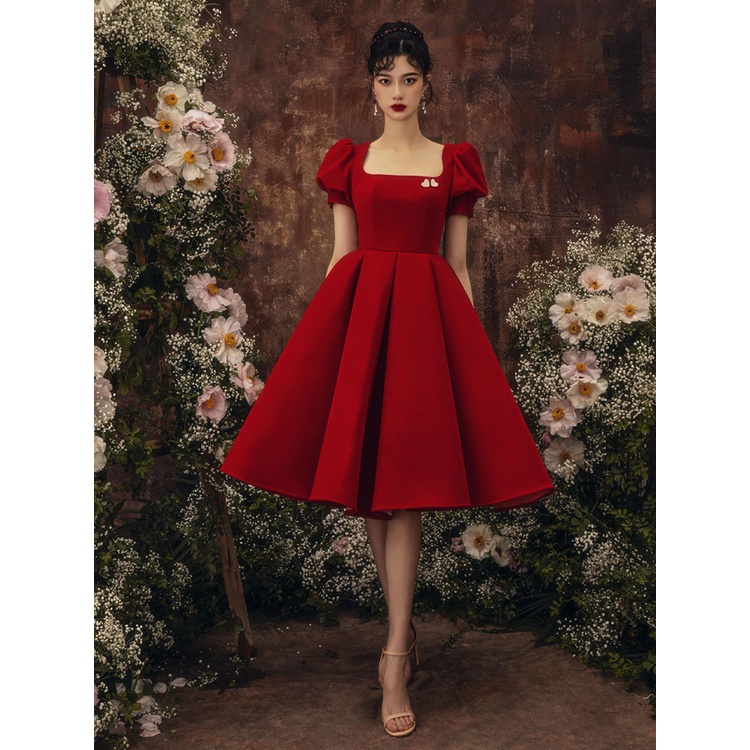 Shopee hotsell red dress