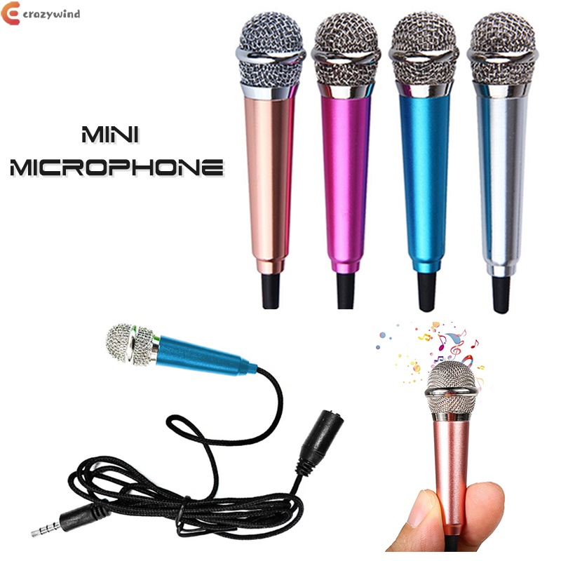 Mini Karaoke Microphone for Mobile Phone Portable Vocal Singing