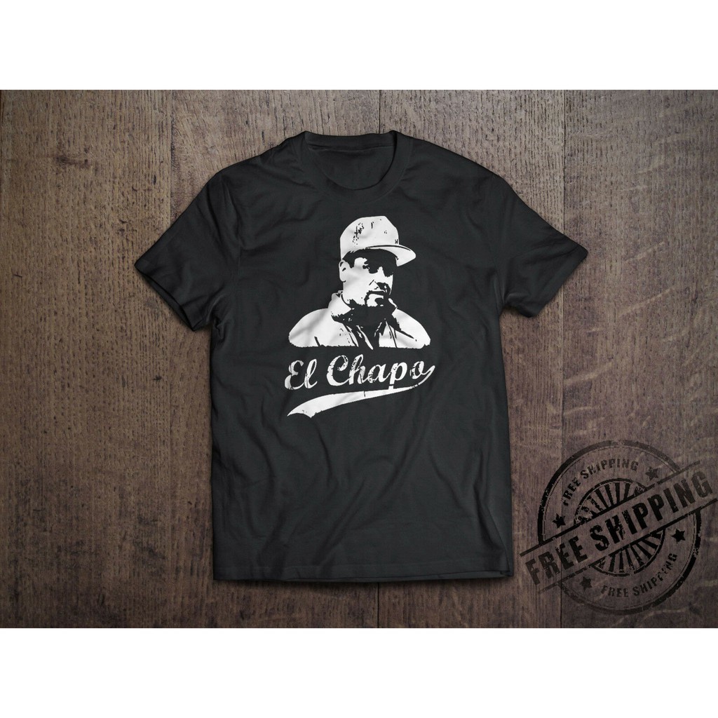 El Chapo Graphic T Shirts Drug Lord Tee Joaquin Guzman | Shopee Philippines