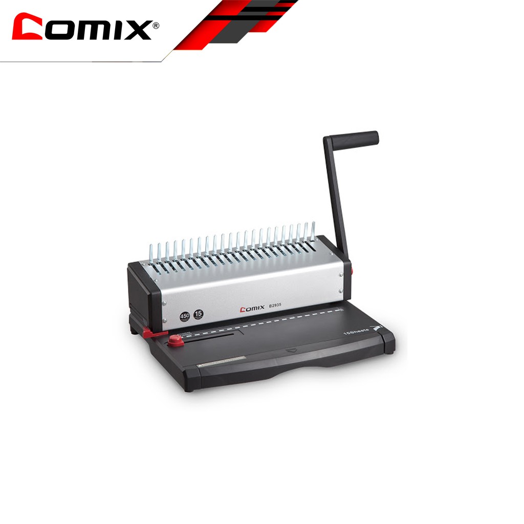 Comix Heavy Duty Binding Machine 21 Holes For A4 Size Shopee Philippines