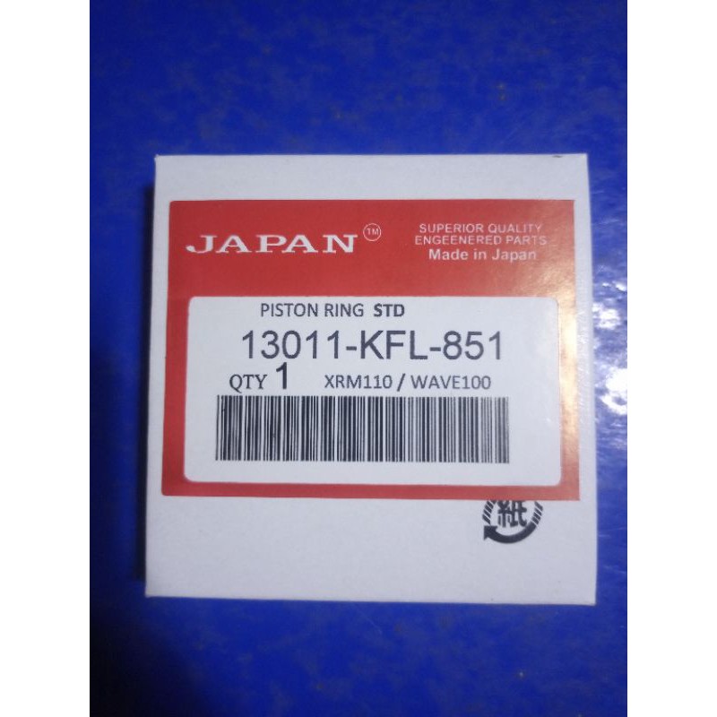 PISTON RING XRM110 WAVE100 STANDARD Shopee Philippines