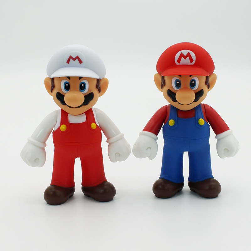 NEW 12~13cm Bros Bowser Super Mario Koopa Yoshi Mario PVC Action ...