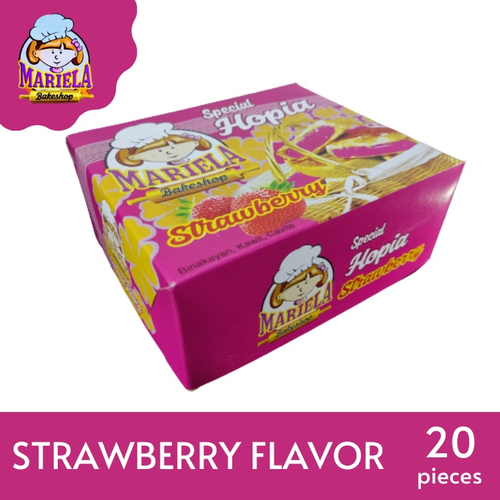 Mariela Special Hopia Strawberry 20's | Shopee Philippines