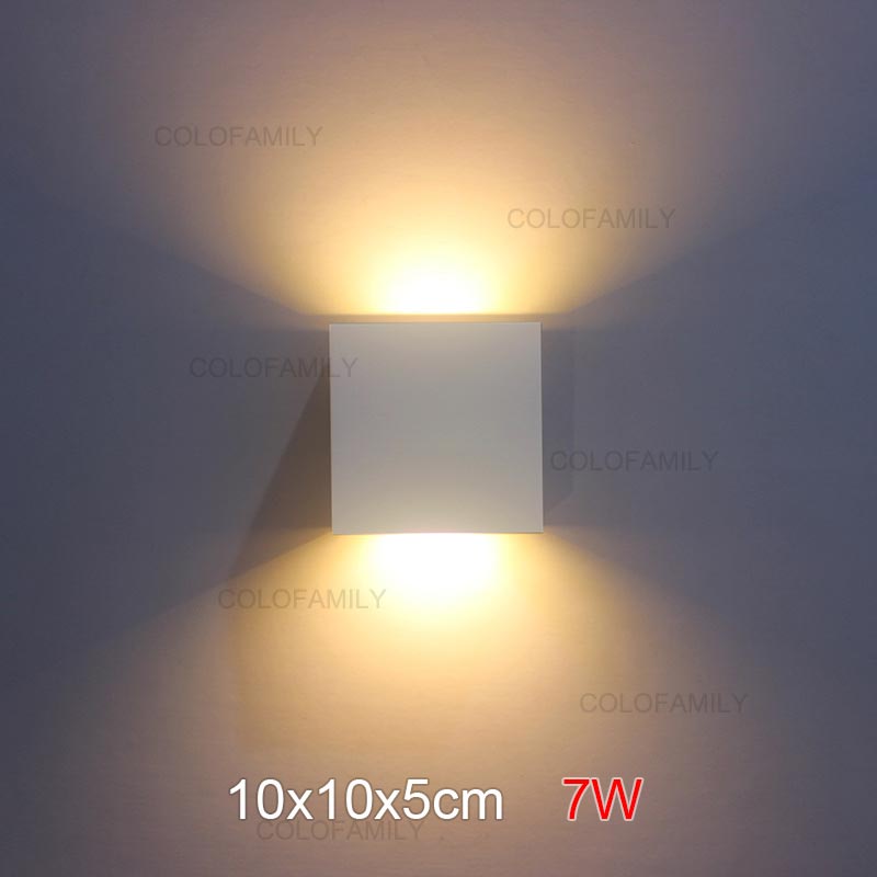 7/10W LED Wall Light Up Down Lighting Gold Modern Minimalist Simple ...