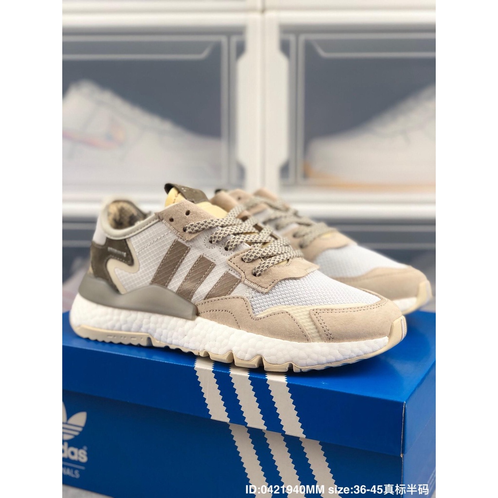 Adidas nite 2024 jogger 2019 white