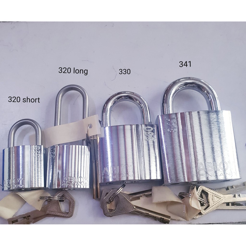 ABLOY Padlock (original) Heavy Duty 3 Keys | Shopee Philippines