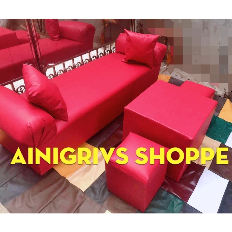 AINIGRIV'S CLEOPATRA SOFA WITH TABLE IN FUSCHIA PINK Shopee Philippines