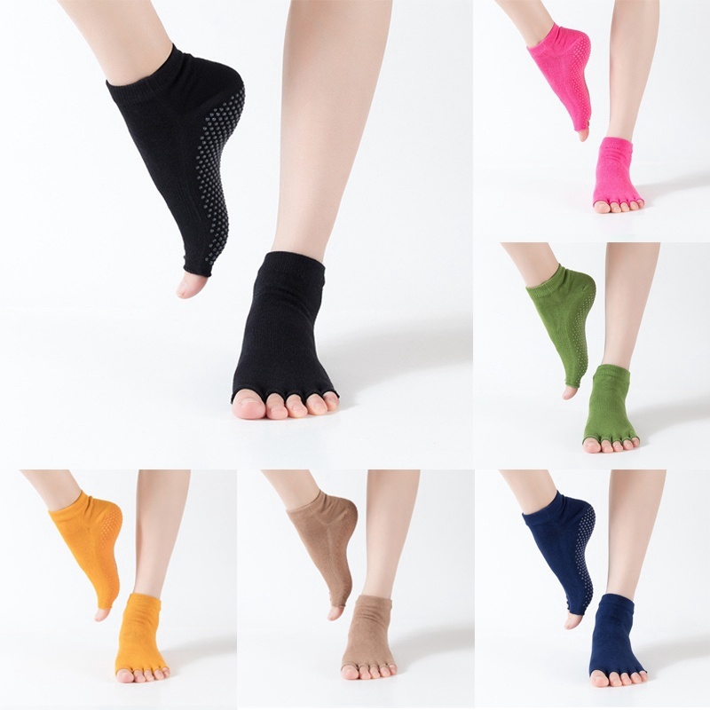 Non-slip Open Toes Yoga Socks