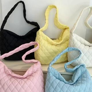 JNK #Q2023 Fashionable Korean Style Large Quilted Tote Bag Shoulder Bag ...