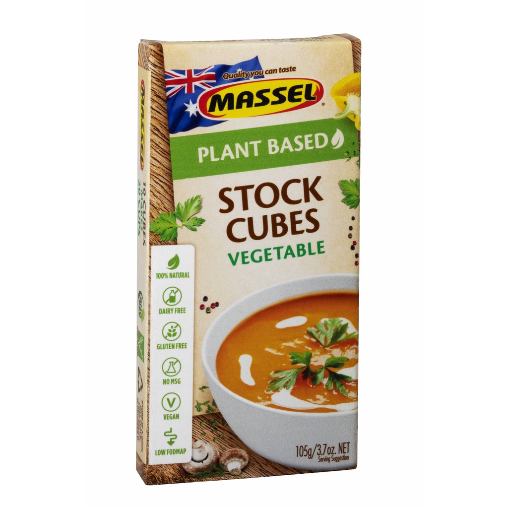 Massel All Natural Vegetable Stock/Broth Cubes 105g (10 cubes) Vegan No