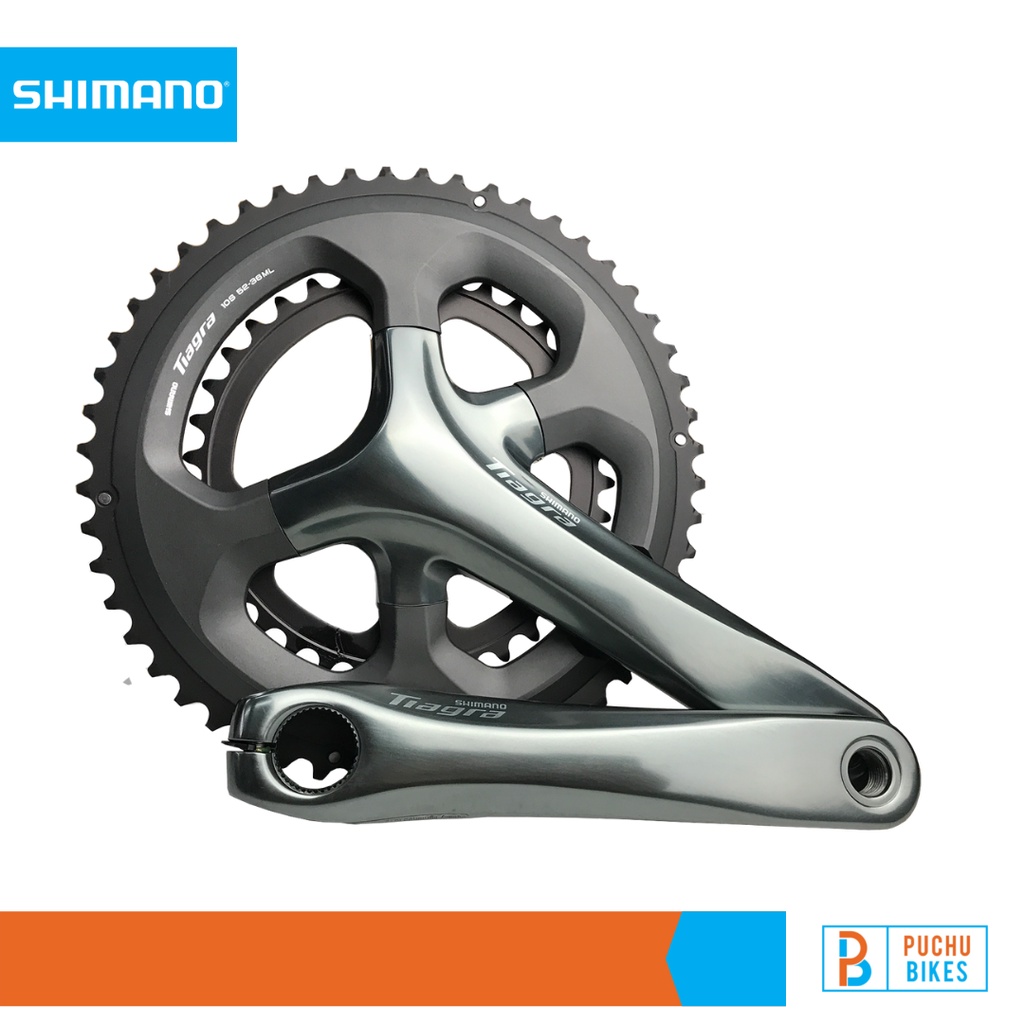 Shimano Tiagra R4700 Crankset 2x10s (52x36T, 170mm) | Shopee