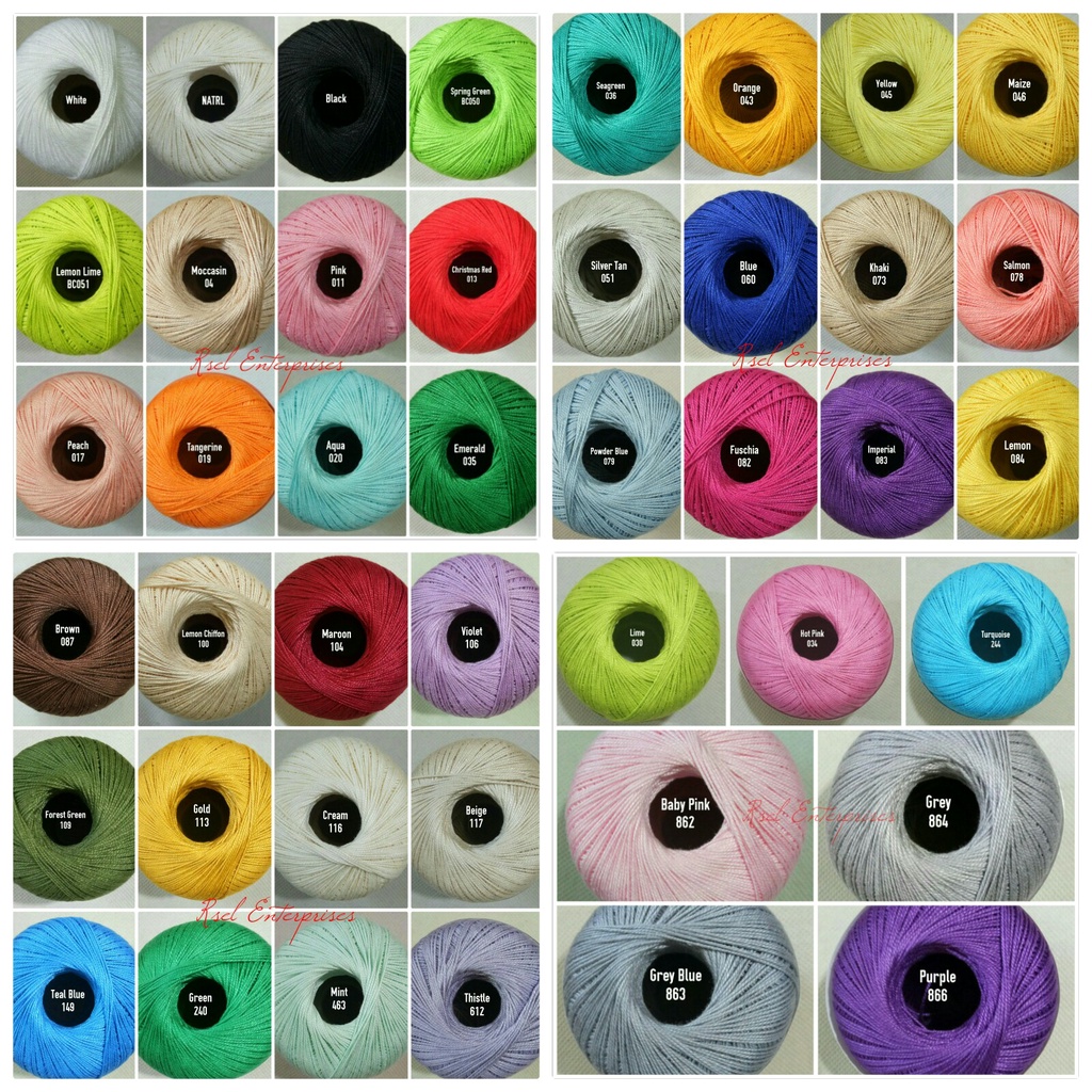 1 pc 3ply Cannon 100% Mercerized Cotton Thread Entry 1 | Shopee Philippines