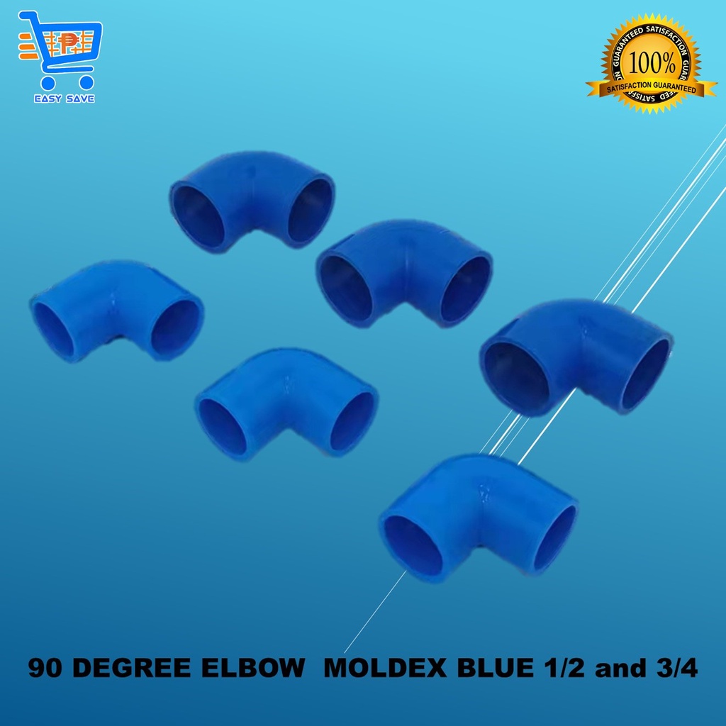 PVC BLUE ELBOW 90 DEGREE HIGH QUALITY Shopee Philippines