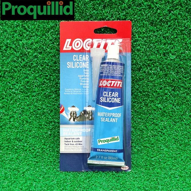 Clear Silicone Waterproof SealantSilen Glass Glue 80 ML LOCTITE