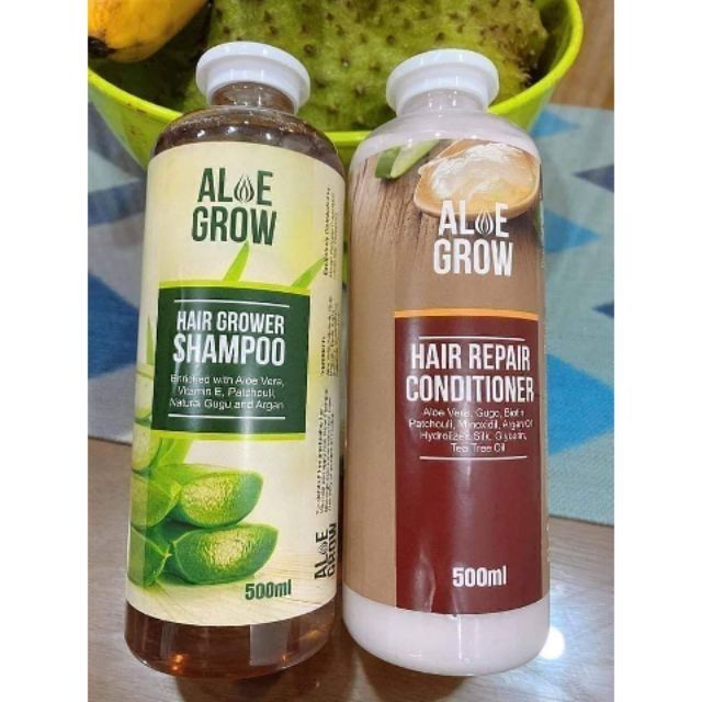 500ml Aloe Grow Shampoo and Conditioner Shopee Philippines