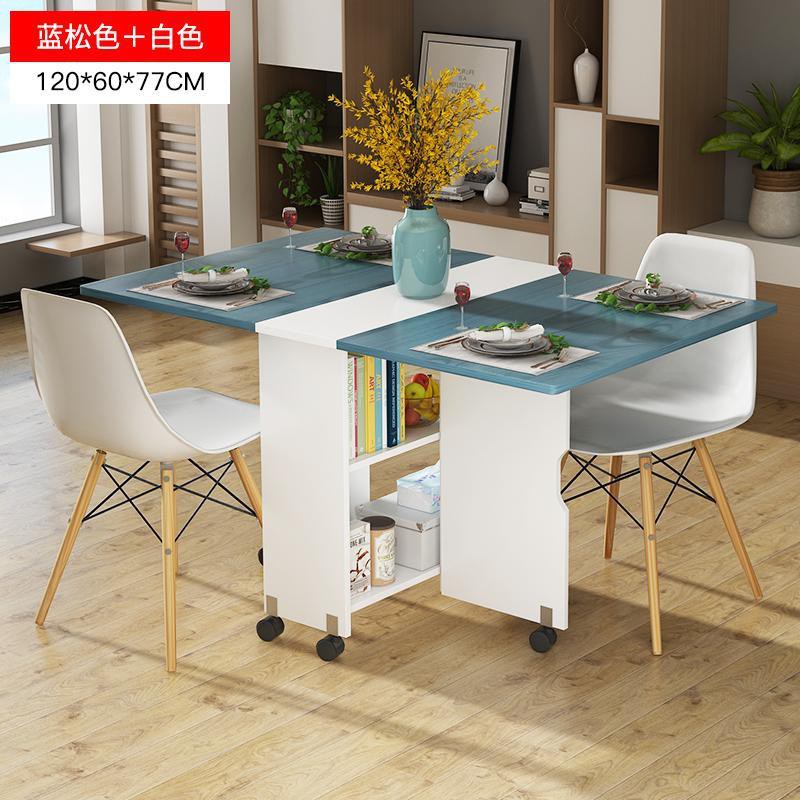 Nordic dining table and chair combination telescopic folding modern ...