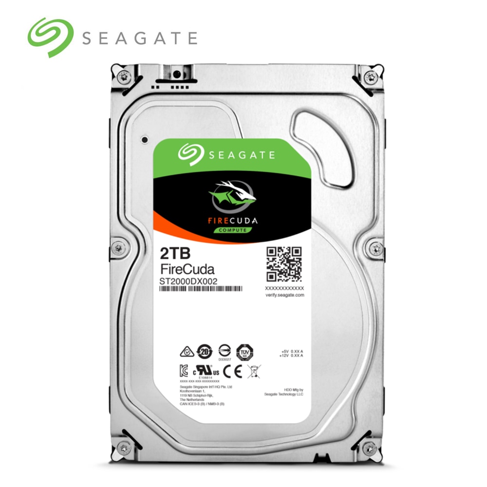 Seagate 2TB FireCuda Gaming SSHD (Solid State Hybrid Drive) 7200 RPM