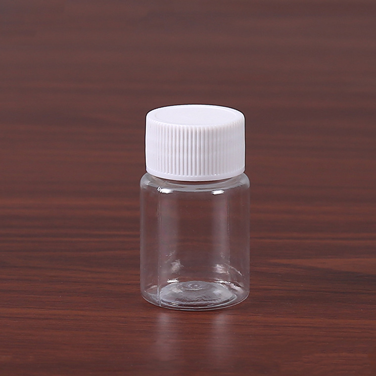 CHK 15ml plastic bottle, wide mouth transparent PET sub-packing bottle ...