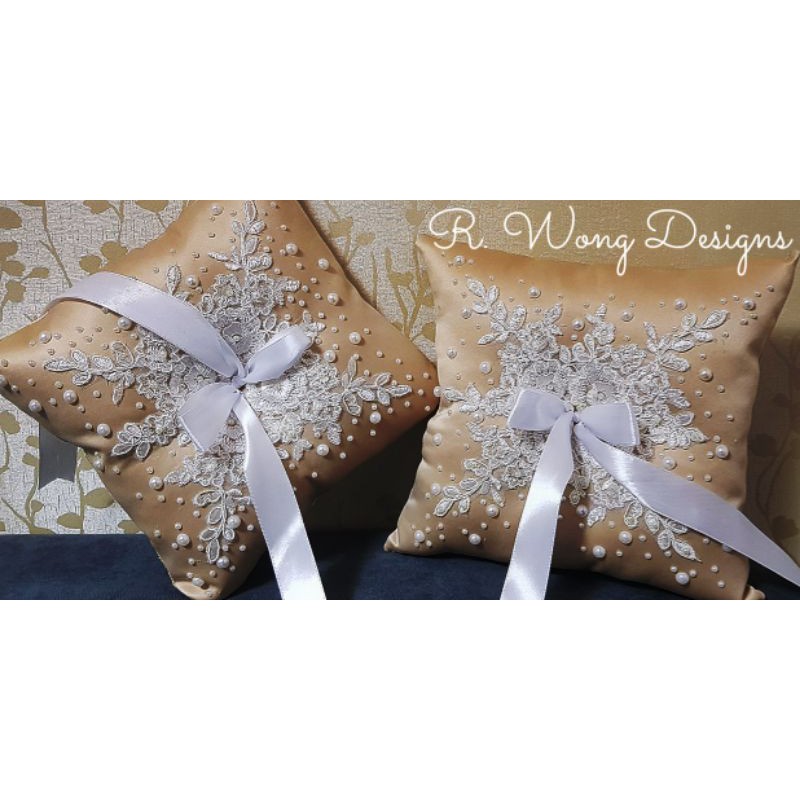 Wedding Pillows Accessories Arrhae and Ring pillows Wong