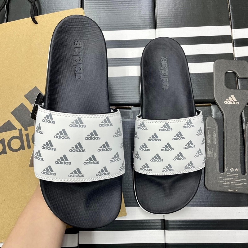 Adidas comfort slides men's online