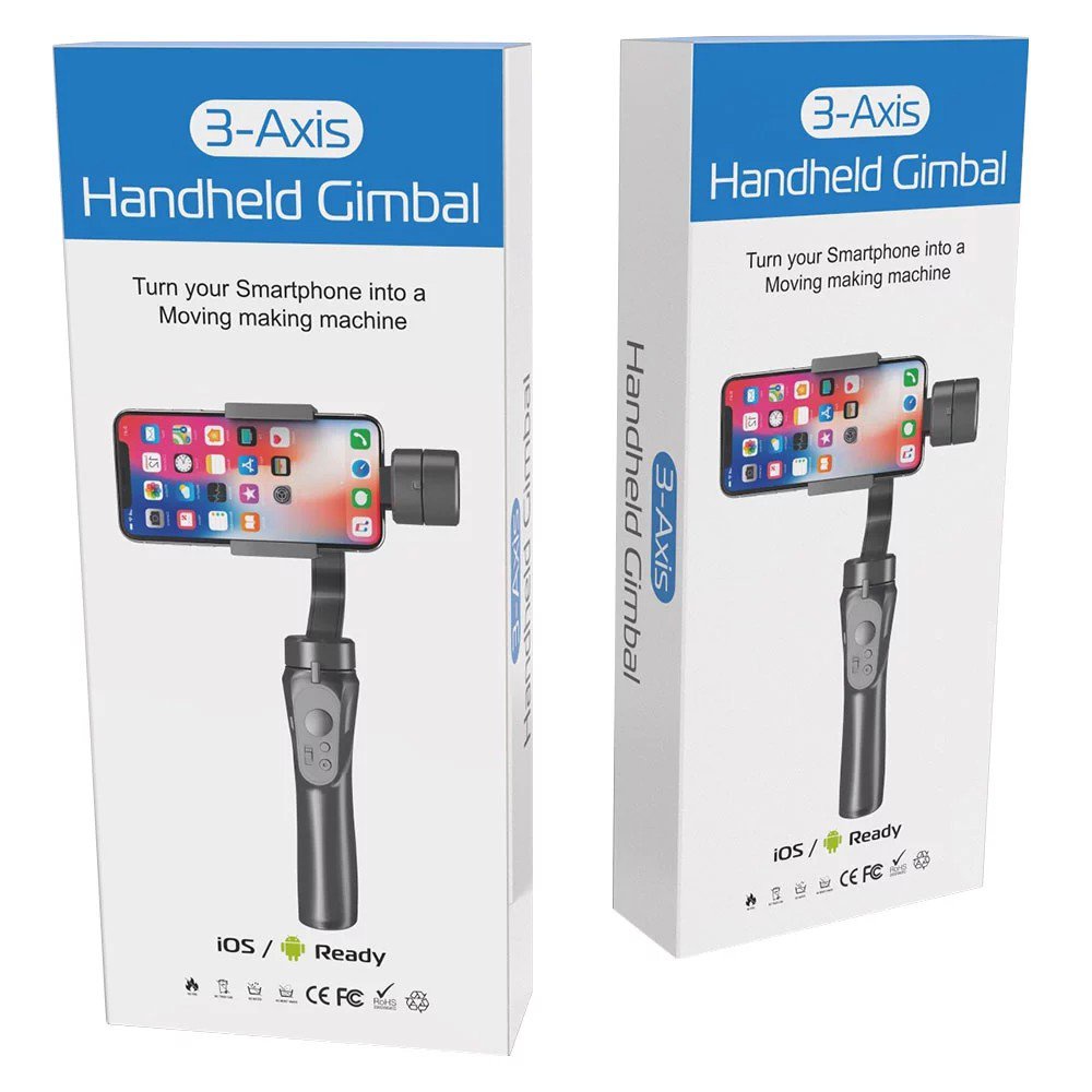 Eroc H4/F6 3-Axis Handheld Smartphone Gimbal Stabilizer Portable ...