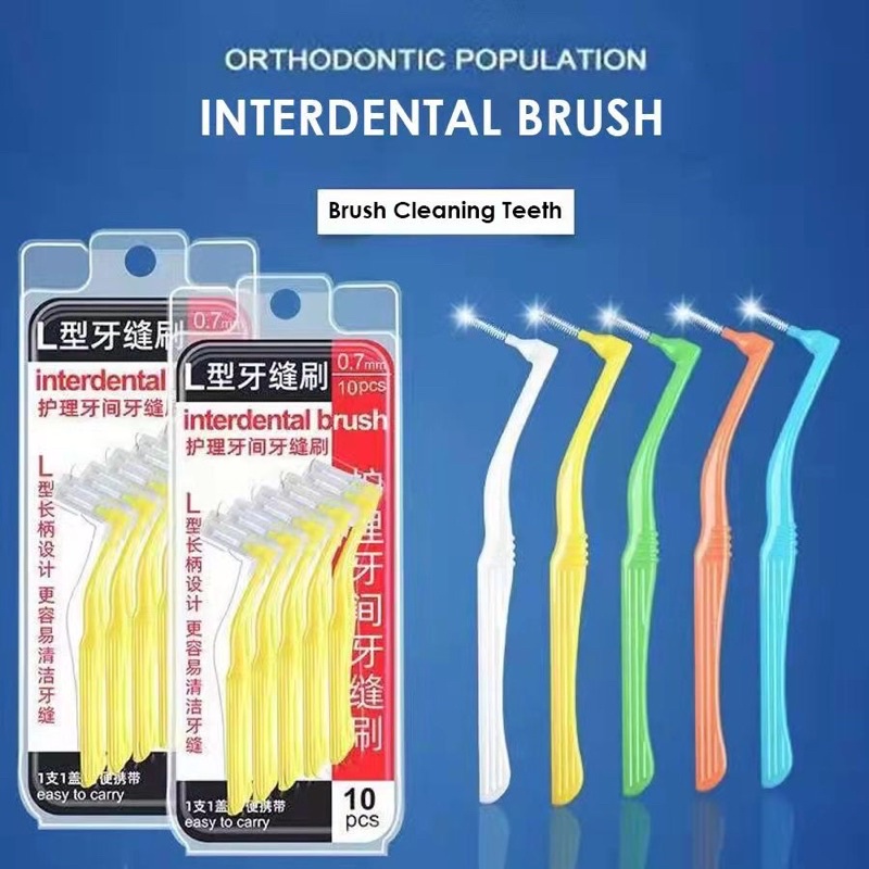 5pcs per pack LShaped Interdental teeth Cleaning Oral hygiene Care