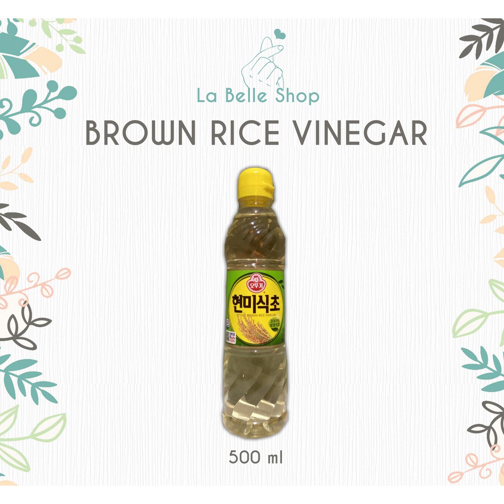 Korean Brown Rice Vinegar (Ottogi 500ml) Shopee Philippines