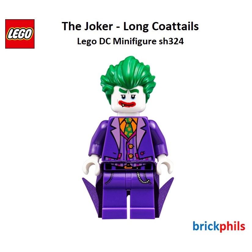 Lego DC Minifigure sh324 The Joker Long Coattails Shopee Philippines