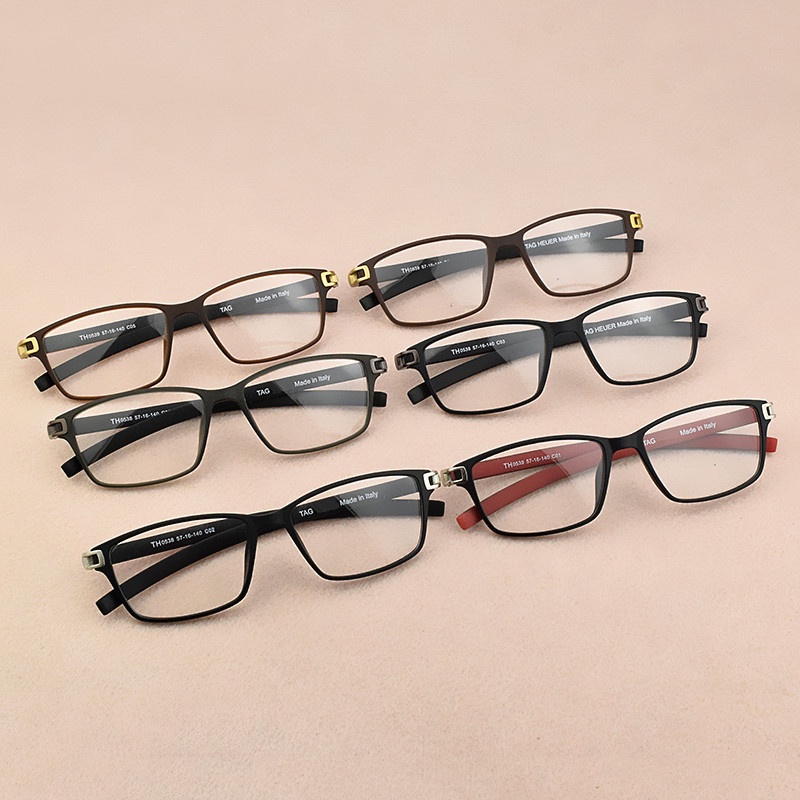 BTAG Brand glasses frame men Square Ultralight TR90 eye glasses frames